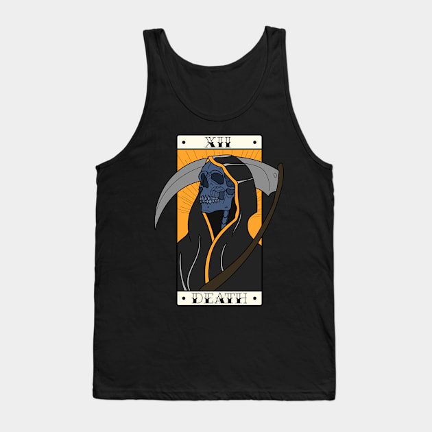 Death Tarot Tank Top by Jessimk